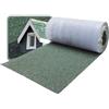 DAPRONA banda colmo bituminosa autoadesiva per tegole canadesi, verde, rotolo 5 m x 32 cm, guaina per sigillare il colmo di casetta da giardino carport casetta uccelli