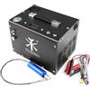 TUXING Compressore d'aria PCP, 4500 psi/30 Mpa, spegnimento automatico, pistola ad aria compressa e pompa per serbatoio paintball con separatore acqua/olio, adattatore di alimentazione integrato