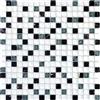 conwire Tessere di mosaico Traslucido Grigio Mosaico in vetro Cristallo super bianco nero opaco