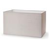 ORION LIGHTSTYLE Paralume in tessuto per presa E27 paralume rettangolare di ricambio per lampada da terra, lampada da tavolo, grigio (40x22x24cm)