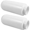 Ipetboom 2pezzi Paralume in Acrilico Bianco Per Lampada Da Giardino Coprilampada Vite Per Sentiero Cortile Lampada Sospensione Camera Da Letto e Facile Da Installare