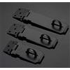 TopHomer 1 lucchetto in acciaio inox, 7,6 cm / 10,2 cm / 12,7 cm, set di ganci e graffette, per serratura della porta di sicurezza, lucchetto, capanno e chiusura per porta