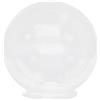 SHINYPASING Paralume Trasparente per Lampada a Globo Esterno Sfera 25 CM Copertura Protettiva in Plastica per Lampioni da Giardino e Vialetti