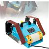 TanjcXliu Levigatrice a umido doppia levigatrice a doppia levigatrice lucidante con levigatrice a nastro, levigatrice elettrica a doppia testa, 950 W, 800 - 6000 RPM