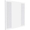 Generico Akifix ITP K20A13 - KYRYOS Pannelli forati in cartongesso per controsoffitto foro circolare ø 8 mm int. 16 mm parallelo 60 x 60 x 1,25/1,8MQ - 5 pezzi in appoggio spessore 12,5 mm - fascia centrale