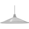 Generic Homin Paralume in metallo da 40 cm, stile retrò, a forma di disco, facile da installare, per soggiorno, camera da letto, cucina, sala da pranzo, bar e ristorante. (Bianco)