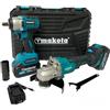Generic Kit 2 in 1 Avvitatore a impulsi Svitabulloni + Smerigliatrice a Batteria 68V