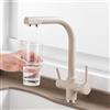 XJTNLB Miscelatore Cucina Avena Rubinetto a Tre Vie per Lavello Cucina Girevole a 360° Rubinetto Depuratore Acqua Rubinetti Cucina