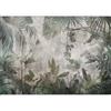 murando Carta da parati Foglie tropicali 500x350 cm Fotomurali in TNT Murale alla moda Decorazione da Muro XXL Poster Gigante Design Carta per pareti Giungla Natura Monstera Palme b-C-0821-a-a