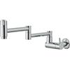 YWJFSA Rubinetti Riempimento Pentole Rubinetto Cucina A Muro Pieghevole Acqua Fredda Cromo Rotabile