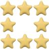 generic 8 Pezzi Pomelli in Ceramica a Stella, Maniglie a Foro Singolo, Maniglie Carine per Armadio da Cucina, Comodino, Cassettiera per Camera da Letto per Bambina, Bagno, Armadio, con Viti