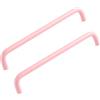 AGINOS Maniglie per Cassetti Rosa 2 Maniglie per Cucina Pomelli per Porte dell'armadio Solido Maniglioni per Mobili per Camera da Letto, Lega di Alluminio (Length 200mm)