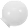 DEARMAMY Paralume in Vetro Sferico Bianco Latte 150Mm per Lampada da Soffitto Coprilampada per Ventilatore da Soffitto Globo di Ricambio per Apparecchi Domestici Luce Diffusa e Design