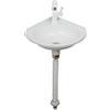 LLPEIJIE026 Lavello da bagno ad angolo,Lavabo a vasca singola in Plastica, Lavandino da cucina a parete piccolo,Lavabo sospeso per ospiti,per Barca,Camper,Roulotte,Camper