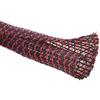 Alex Tech 13mm-7.7m Guaina Cavi Self-closing Raccogli Cavi Nascondi Cavi Guaina Per Cavi Per Ufficio Casa Auto - Nero Rosso