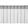 Fondital V680AM01408 Radiatore in alluminio pressofuso Exclusivo B4, 350 mm, 8 elementi, bianco