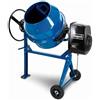 Scheppach Betoniera MIX125, potenza 550 W, tensione 230 V, capacità 125 l | Grande apertura del tamburo, ingranaggi in ghisa, robusta struttura in metallo, grande volante, dispositivo di guida