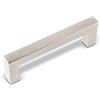 SOTECH 10 pezzi Maniglie per mobili E3 in vero acciaio inox BA 128 mm (profilo 15 x 15 mm) Maniglie per armadi Maniglie per ringhiere Maniglie per cassetti