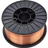 LED LEDS BOBINA FILO RAMATO ø 0,6 mm KG5 SALDATURA A GAS ACCIAIO SALDARE SALDATRICE 5 KG