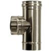 MBM Raccordo T 90 canna fumaria DN 120 tubo acciaio inox 316