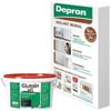 HYTAMA TOOLS DEPRON Pannelli Isolanti 6 mm (125×80 cm) - Confezione 10 m² + Colla Glutolin 8 kg | Isolamento Termico e Acustico per Pareti e Soffitti