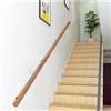 KEPMOGOH Corrimano Per Scale In Legno Da 50-600 Cm, Ringhiere Per Anziani Con Montaggio A Parete, Supporto Per Mani Di Sicurezza, Asta Per Corridoio, Passamano Per Terrazze Di Loft (C, 150cm)