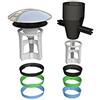 BONOMINI Tapparello BIDET LAVABO con dispositivo di aggancio da 1 e da 11/4 BONOMINI tappo piletta