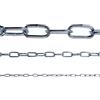 Constrabo® Catena in acciaio inossidabile a maglie lunghe DIN 763, 30 m, diametro 3 mm, in acciaio inossidabile 316 (V4A) Catena a maglie rotonde venduta al metro, catena di barriera, catena di