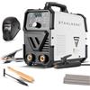 STAHLWERK Saldatrice ad elettrodo ARC 200 Puls Pro - Set completo - Saldatura senza gas, MMA, Inverter Lift-TIG 200 A, Hot Start, Arc Force, Anti-stick, tecnologia IGBT