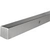 INOXLM lavorazioni inox INOXLM Corrimano in Acciaio Inox AISI 304 Con Finitura Satinata 30x30 mm | Made in Italy | Fai Da Te | Ideale per Uso Interno ed Esterno (3000 mm)