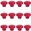 Creatwls 12 pcs Rosso Rotonda Maniglia, Pomello Di Ceramica Per Porte Cassetti Ante Armadio Mobili, Armadio Da Cucina Cassetto Mobili Gabinetto Manopole, Marca Creatwls