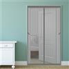 STGAO Zanzariera Magnetica 160 x 270 cm Zanzariera Porta Finestra Tenda Facile da installare Nessun Attrezzo Richiesto per Porta Camera Porte Finestre Scorrevole, Grigio