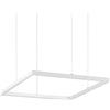 Ideal Lux Oracle Slim Sp D050 Square 3000k On-off Wh Lampada a sospensione