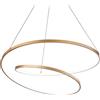 Ideal Lux Oz Sp D80 On-off Ottone Lampada a sospensione