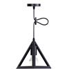 CSSYKV Lampadario Industriale Vento Lampadario Triangolo Quadrato Lampadario Ristorante I AM Bar Lampada da Tavolo Lampada Soffitto a soffitto Appeso Lampada a Sospensione LED E27 Light Fixture