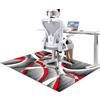 JaevKwzy Tappetini per Sedia da Ufficio per Pavimenti in Legno Duro, 130 x 180 cm Tappetino per Sedia da Ufficio, Tappeto per Sedia Ufficio Gaming, Tappetino Pavimenti per Parquet, Tappeto Sedia Gaming