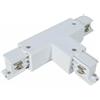 TOT ELECTRIC CONNETTORE A T Bianco per Binario Trifase elettrico led pista guida track 220V giunto collegamento sistema di illuminazione modulabile per vetrina showroom negozio casa
