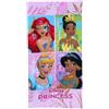 CARTOON Telo mare Principesse Disney asciugamano in microfibra di poliestere per bambini 245 gsm dimensione 70 x 140 cm spiaggia piscina