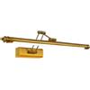 YiiNaio Vintage Applique Specchio Bagno Ottone, Lampada Specchio LED Retro con Braccio Regolabile e Base in Acciaio Inossidabile, 6000K Apparecchio Bagno Impermeabile IP44 per WC, 60 cm/12 W