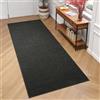 TAPISO Mono Tappeto Passatoia Runner Pelo Corto Morbido Design Moderno Monocromatico Unicolore Tinta Unita tonalità Grigio Scuro Corridoio Ingresso Sala Cucina Oeko-Tex 70 x 100 cm