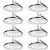 Viugreum Faretto LED UFO 500W 8 Pack, 50000LM Lampada da Officina, 6500K Bianco Freddo Lampada Led UFO Impermeabile IP65 con catenella e gancio per Garage, Officina, Fabbrica, Parcheggio, Stadio