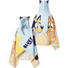 BlueY Asciugamani Bambini, Accappatoio Bambino e Orecchie 3D, Telo Mare Piscina Per Spiaggia O Bagno, Blue, One Size