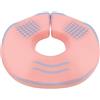Feagar Cuscino a Ciambella Ortopedico in Memory Foam con Anello Regolabile | Tessuto Felpato Sweatshirt Traspirante, Fodera Lavabile E Fondo Antiscivolo Per Sedia Ufficio, Auto E Sedie A Rotelle, Rosa