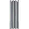 MRTREES 1 Pezzo Tende Oscuranti per Interni Isolanti Termiche con Occhielli Moderne Coprenti per Camera da Letto Soggiorno Elegante, Grigio Chiaro