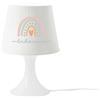Generico Lampada da Tavolo Personalizzata con Nome e Arcobaleno Idea Regalo Orginale Arredo Casa Stanza Camera Da Letto Bambini Studio Compleanno Natale Festa Mamma Papà Nonni Abat Jour Personalizzabile