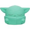 Paladone, Star Wars The Mandalorian Grogu SquishyGlo - Luce notturna in silicone, morbida e soffice lampada a LED con 3 livelli di luminosità e spegnimento automatico, luce ricaricabile per camera da