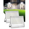 Litglobe Faretto LED da Esterno 150W 2 Pezzi,6500K Bianca Fredda Faro LED,15000LM Super Luminoso Faretti 𝐋𝐄𝐃,IP66 Impermeabile Fari 𝐋𝐄𝐃 da Esterno per Giardino, Terrazza, Garage