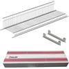 Fhuller Scolapiatti Incasso VASISTAS Griglia Unica Piatti Bicchieri ACCIAIO INOX (NO Cromato o Verniciato Grigio) 702/90XP1 PENSILE 90 INTERNO 86,4 Misura SCOLAPIATTI 85,6 + 2 Staffe