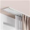 Generic Binario Doppio per Tende Invisibile Binario per Tende Silenzio da 1 A 6M Binario A Soffitto per Tende per Commerciale Appartamento Albergo Ospedale(Bianca,3.2M/10.5FT)