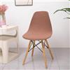 SUIOKPO Coprisedie con Schienale 1/2/4/6/8 Pezzi, Fodere Coprisedia Elasticizzato Elegante Nordico Sedia Scandinave Fodere Coprisedia per Sedia Adatta per Casa,Hotel,Marrone,2 PCS